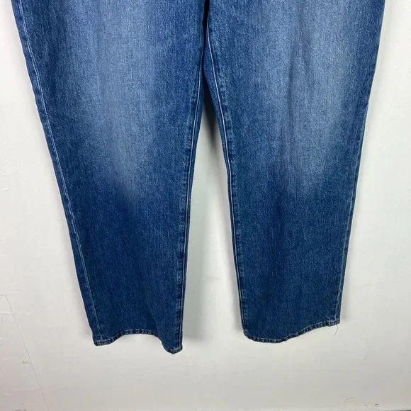 NWT Madewell Tall Low-Slung Straight Jeans Palmina Wash Size 32T 32 TALL NEW - Picture 4 of 12